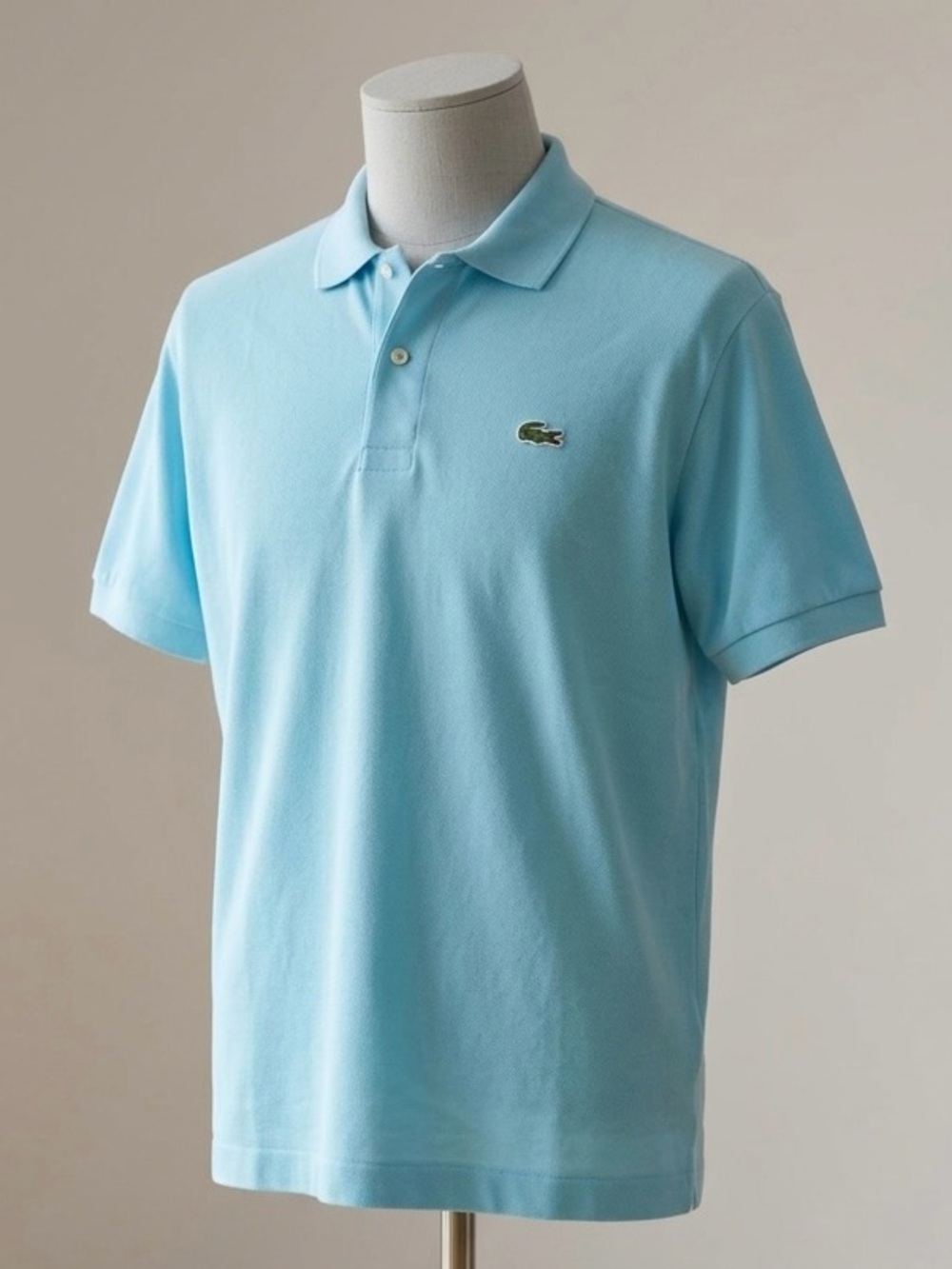 Lacoste Men's Classic Fit Short Sleeve Polo Shirt Light Blue XXL / FR 7